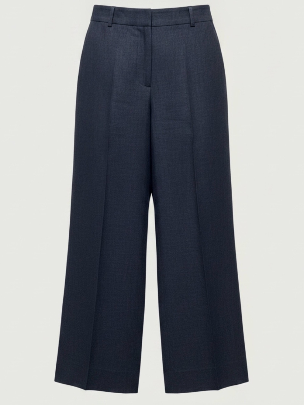Armani Collezioni Dark Navy Wide-Leg Trousers Vintage